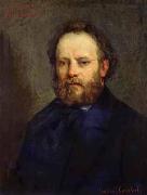 Portrait of Pierre Joseph Proudhon Gustave Courbet